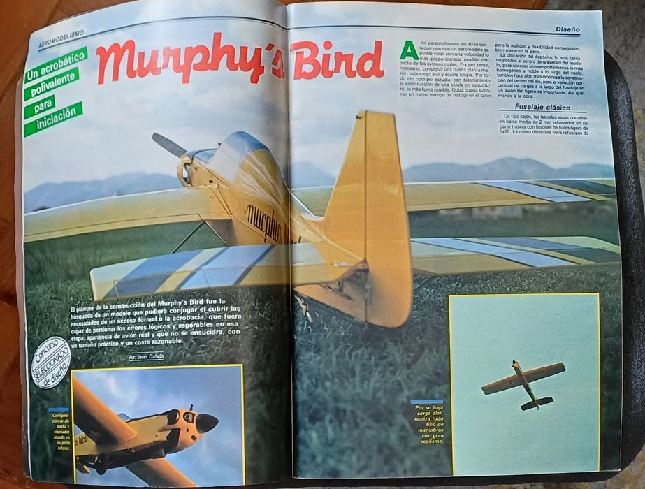 Aeromodelismo Ano 1988 Em Espanhol. Rara