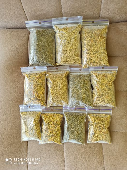 Бджолиний пилок, перга, прополіс, мед гречаний, трутневий гомогенат