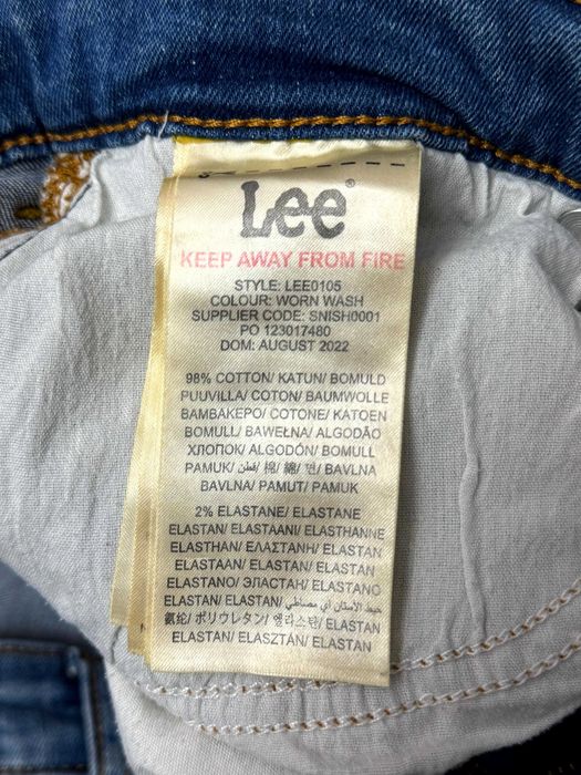 Spodenki jeansowe szorty elastyczne stretch shorts Lee rozmiar S