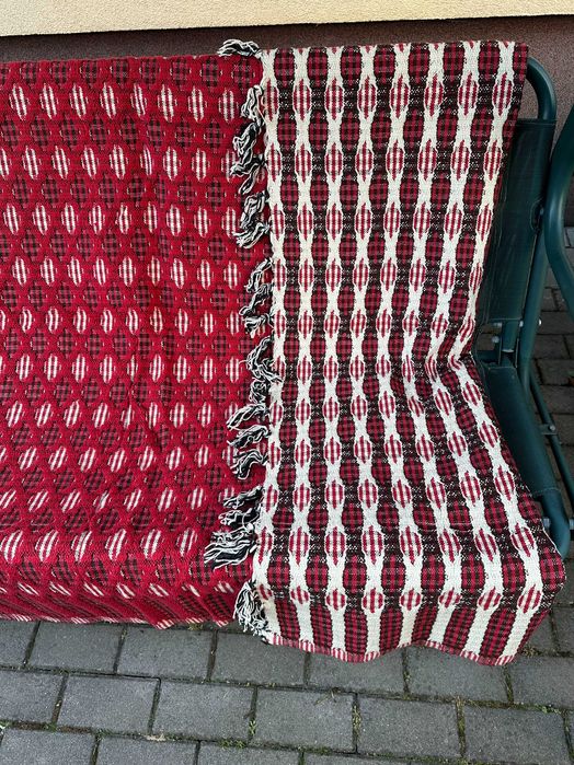 Narzuta wełniana nowa dwustronna