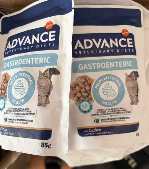40 saquetas comida gato Advance Veterinary Diets Cat Gastroenteric