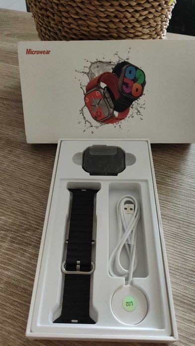 Como Apple watch ultra,novo,muita qualidade,corpo em metal