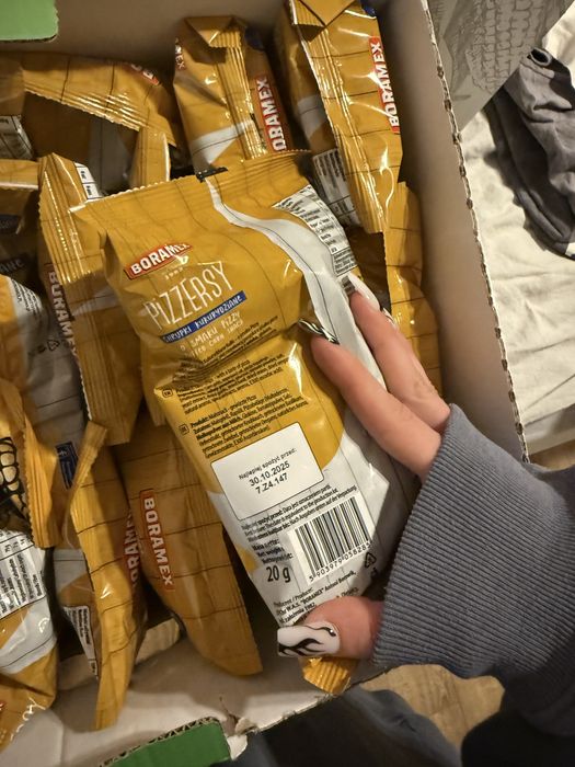 Pizzersy chrupki kukurydziane boramex 25 sztuk