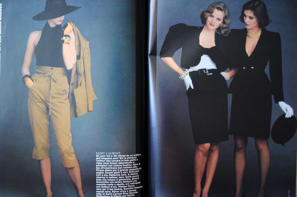 Vogue Italia magazyn mody z 1983