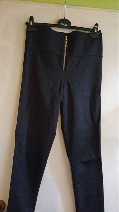 Legginsy Czarne z paskiem wyszczuplającym XL/XXL