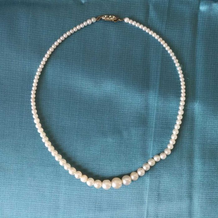 Намисто чокер з перлами вінтаж