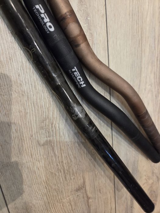 3 Kierownice 25,4 mm riser 60 cm w tym carbon BBB INCA