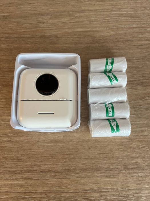 Портативний кишеньковий термопринтер + 5 рулонів паперу в подарунок!