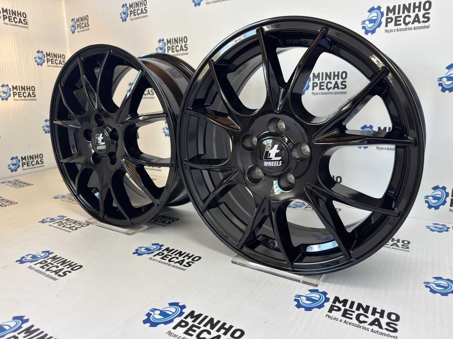 Jantes em 16 (5x100) Preto Brilho