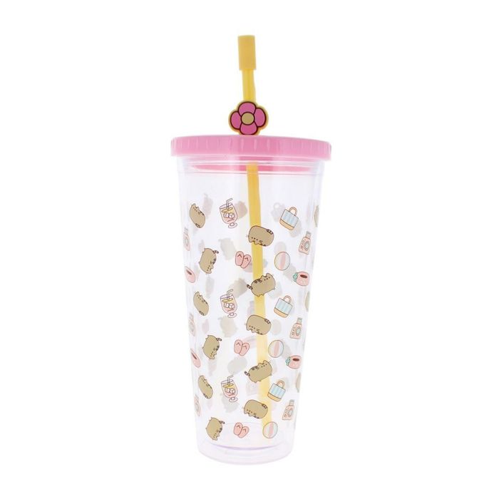 Pusheen kubek z rurką 700ml