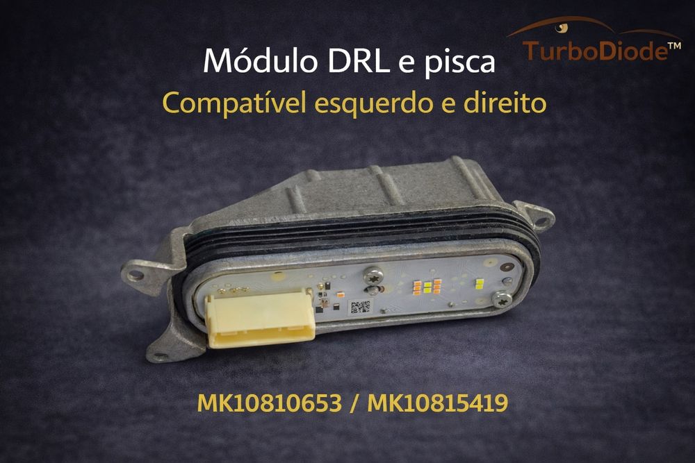 Módulo unidade luz diurna e pisca integrado para Renault Clio 5