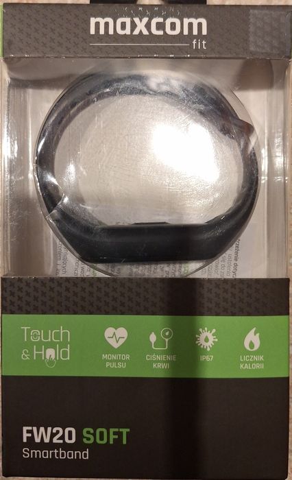 Smartwatch opaska sportowa zegarek smartband Maxcom fit FW20 SOFT