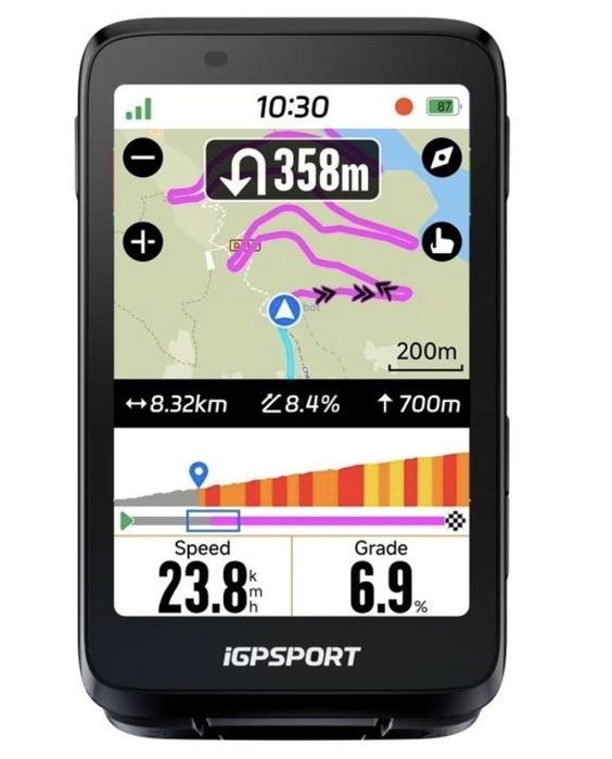 Nawigacja rowerowa igpsport binavi jak nowa
