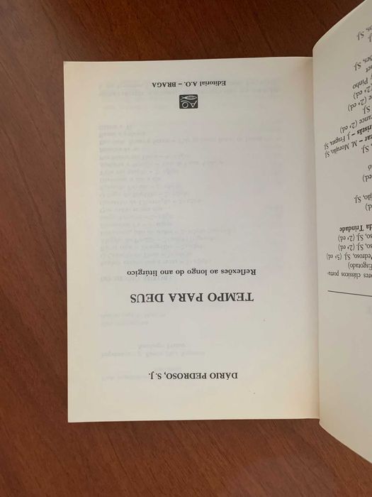Tempo Para Deus - Dário Pedroso, S. J.