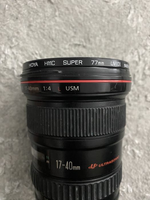 Lente Canon série L 17-40 mm 1:4 L USM
