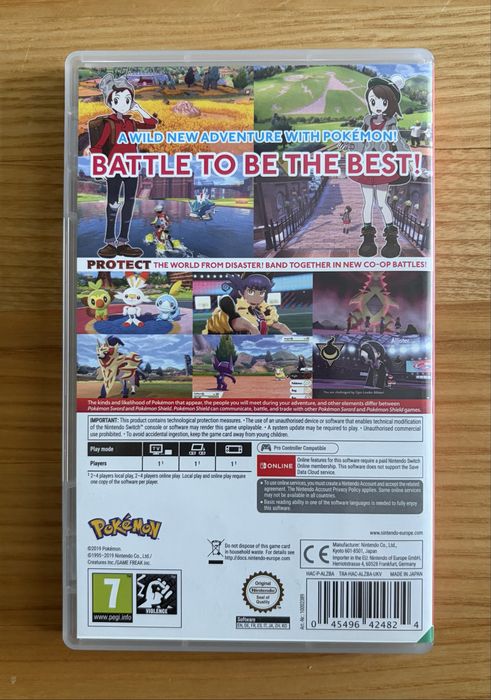 Gra pokémon shield nintendo switch