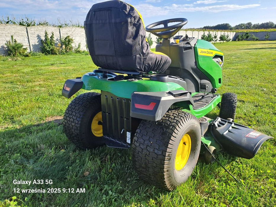 Traktorek kosiarka John Deeee S-160 V-twin 24HP 8 MTG