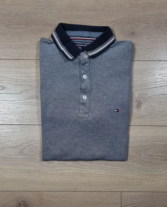 Koszulka polo męska Tommy Hilfiger, polówka, TH, logo, premium