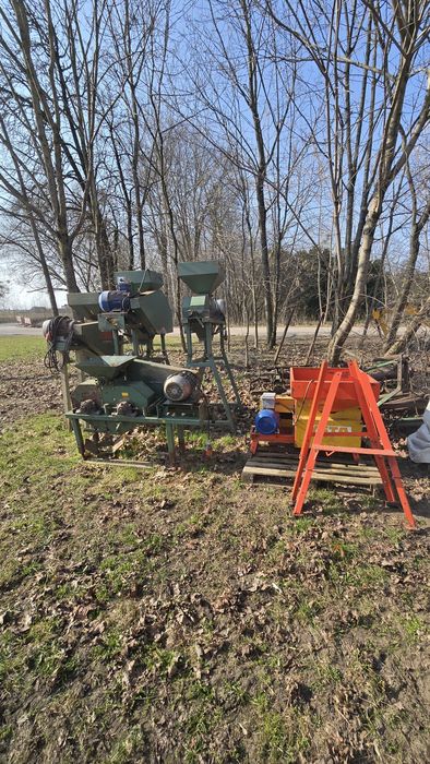 Gniotownik do zboża Sipma 730. Mortensens  Walce. Śrutownik