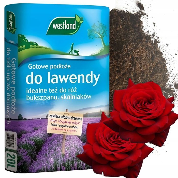 Nawóz - podłoże do Lawendy, Bukszpau, Róż WESTLAND 20 Litrów