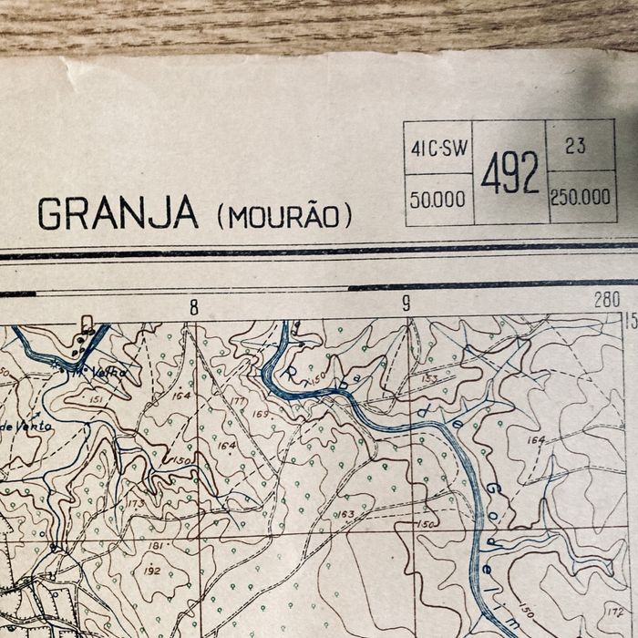 Lote de 10 cartas militares de Portugal