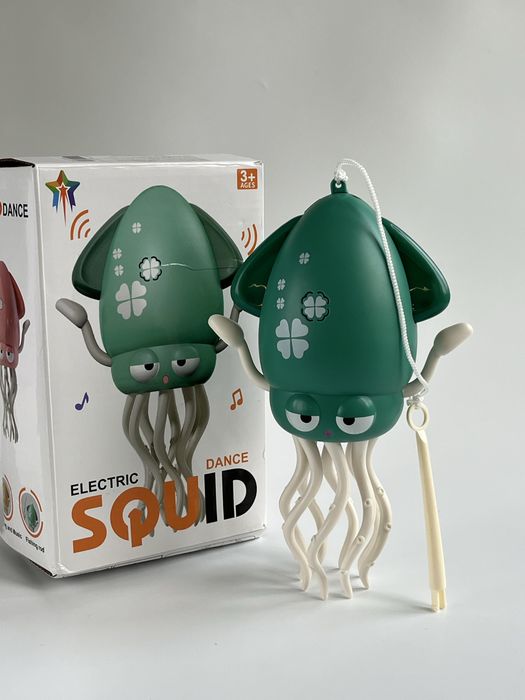 Інтерактивний танцюючий Восьминіг. Музична іграшка з USB