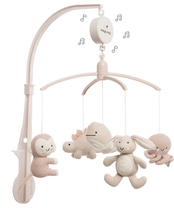 Музичний мобіль Baby's Only Animals (в’язані іграшки)