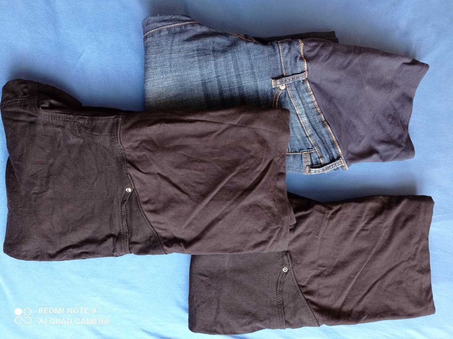 Spodnie jeansowe ciążowe H&M rozm. 40 M - 3 pary