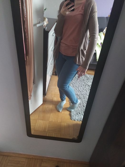 Asymetryczny kardigan