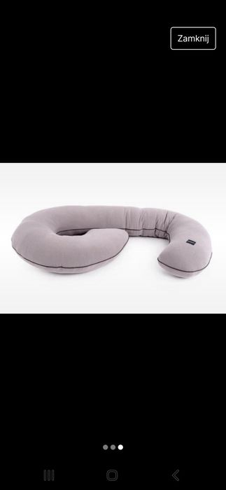 Poduszka poofi ciążowa Organic&Color lawenda do spania