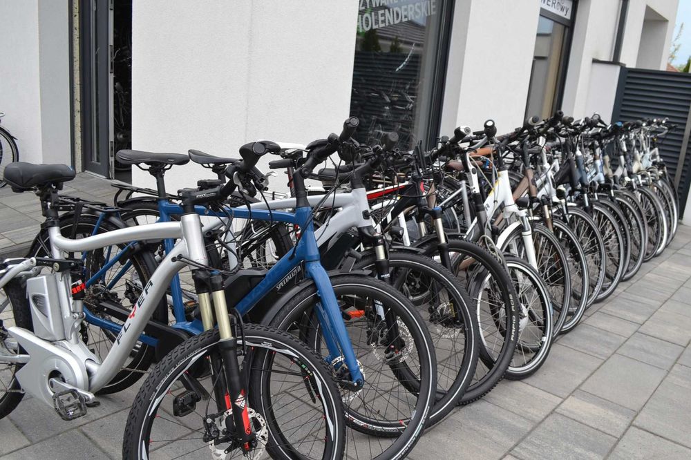 Rower elektryczny ze wspomaganiem * Gazelle Sparta Flyer Batavus Scott