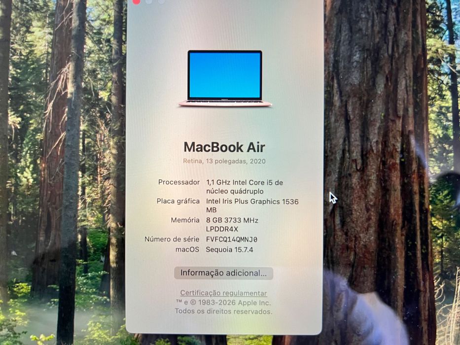 Macbook Air i5 (2020) Impecável