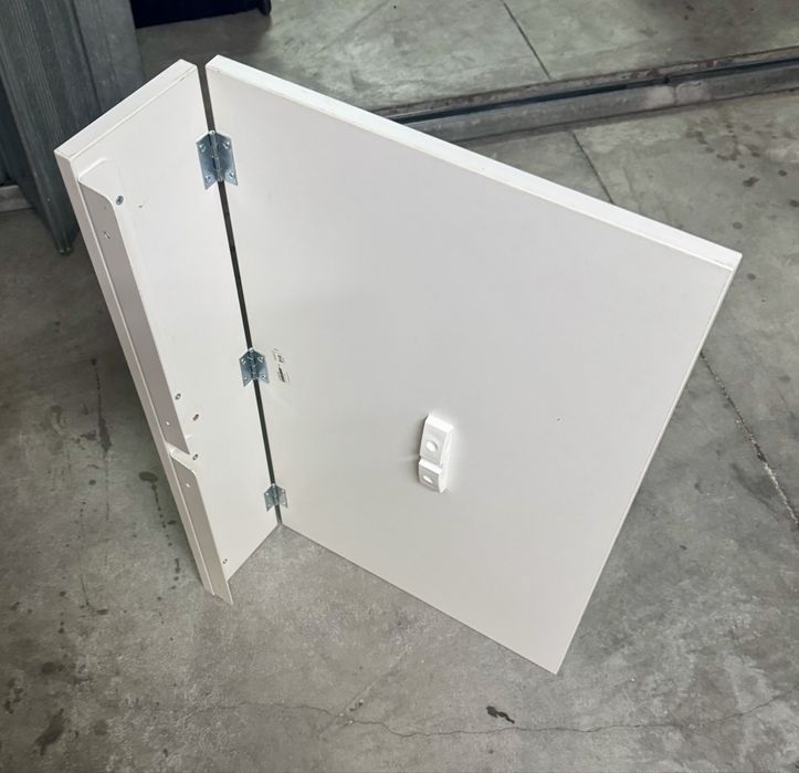 Mesa rebatível para parede, branco, 74x60 cm