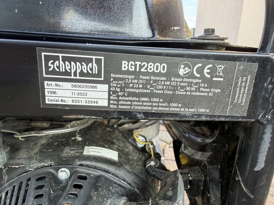 Agregat scheppach bgt2800