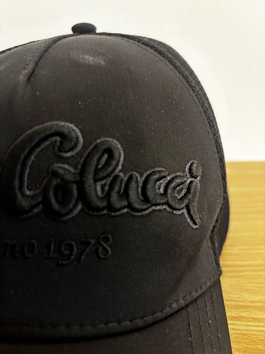 Carlo Colucci Milano 1978 Black Logo Cap One Size czarna czapka z siatką