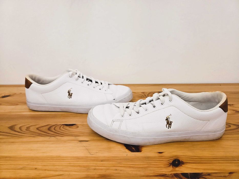 Białe buty Sneakersy Polo Ralph Lauren Longwood SK-VLC Rozmiar 43