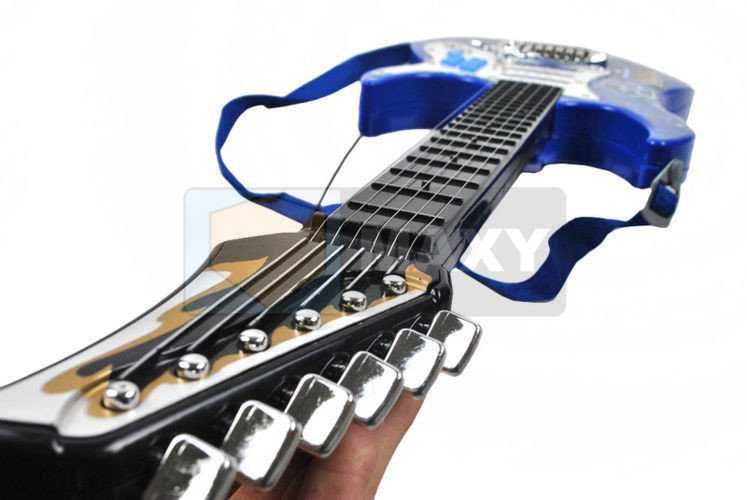 Дитяча електрогітара электрогитара детская + усилитель + микрофон