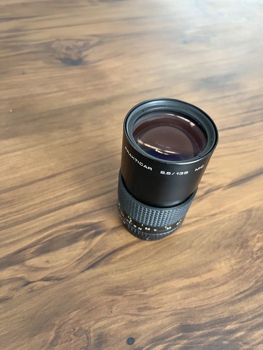 Pentacon Prakticar MC Prime 135mm 2.8 Lente Tele, montagem PB Praktica