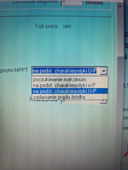 Sterownik  turbiny wiatrowej Mppt