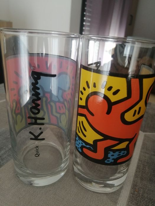 Copos Pop Art Keith Haring (1990)