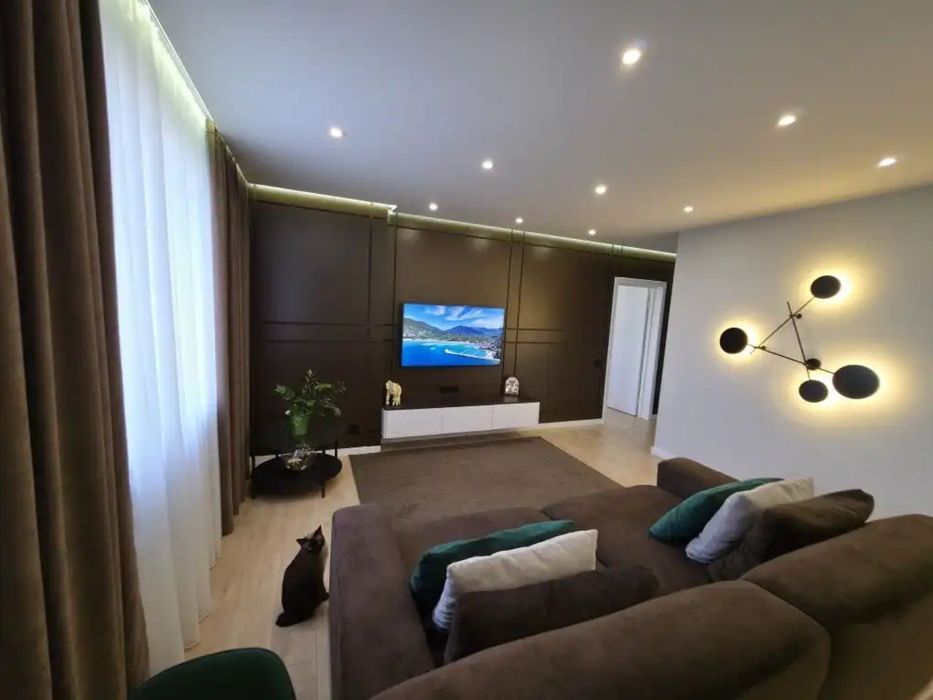 Новый! Продам 3-к квартиру 90м2 с Дизайнерским Ремонтом, ЖК Счастливый, Подстанция
