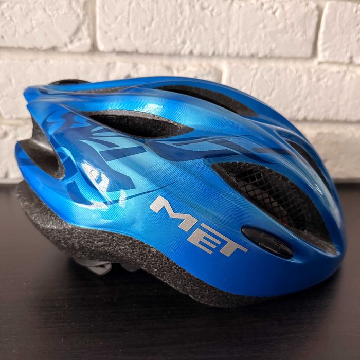 Kask rowerowy MET Scatto niebieski