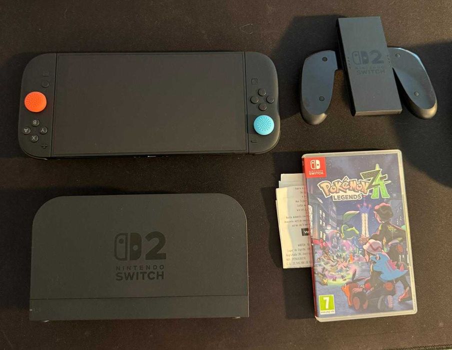 Nintendo Switch 2 + Pokémon Legends Z-A + acessórios | Como nova