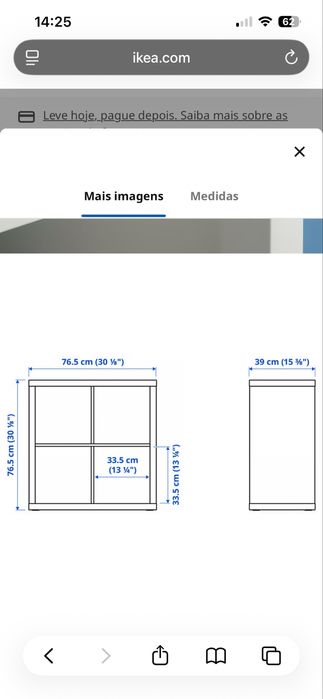 Estante c/portas, branco
