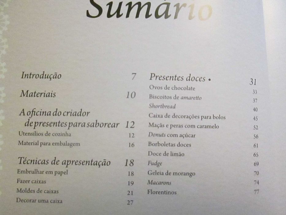 Livro Presentes para Saborear