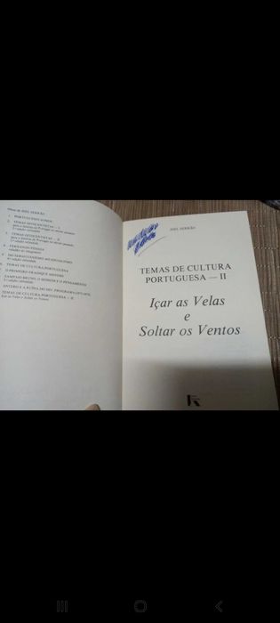 3 livros de Joel Serrão - Temas de Cultura Portuguesa