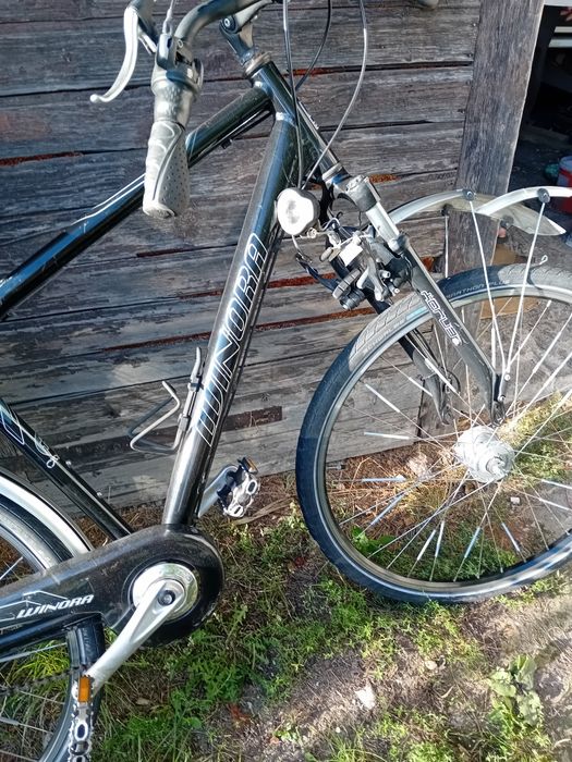 Rower męski  idealny z koszykiem