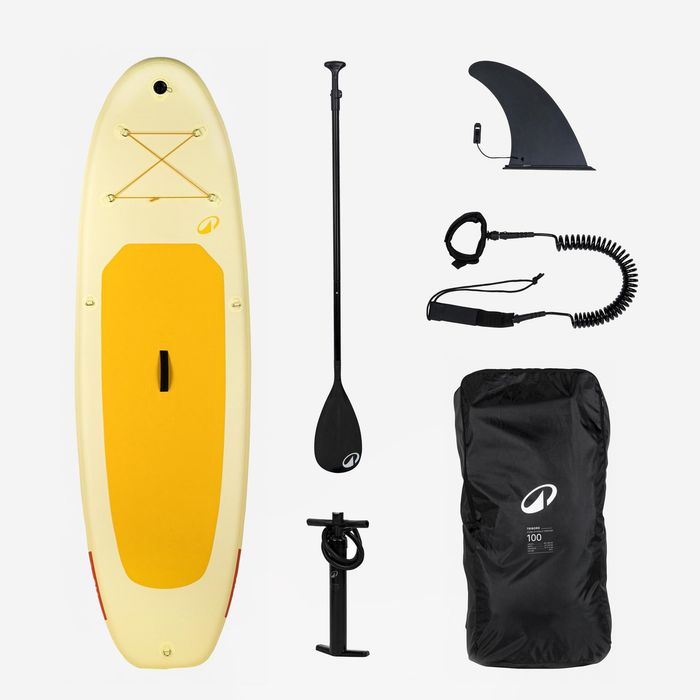 Zestaw z deską pneumatyczną Stand Up Paddle Decathlon 100 Discovery 9'6 2 LATA GWARANCJI
