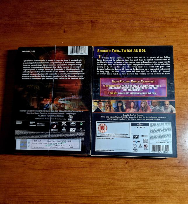 LAS VEGAS -Séries 1 e 2 (James Caan) 47Episódios/12dvds SEXY & INTENSA