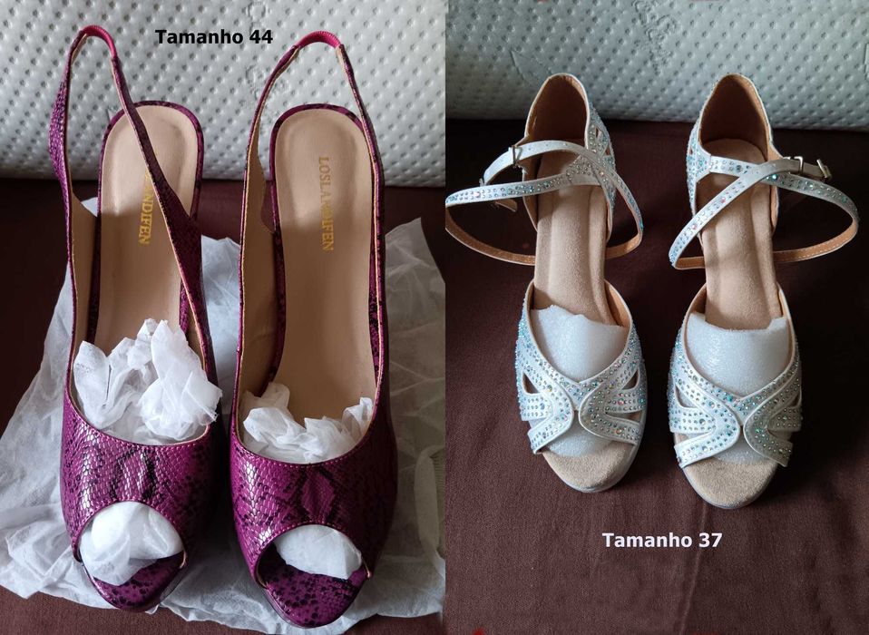 Sapatos de Senhora Novos de Cerimonia